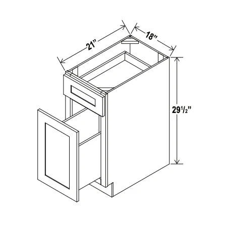 Aston Green Document File Base Cabinet