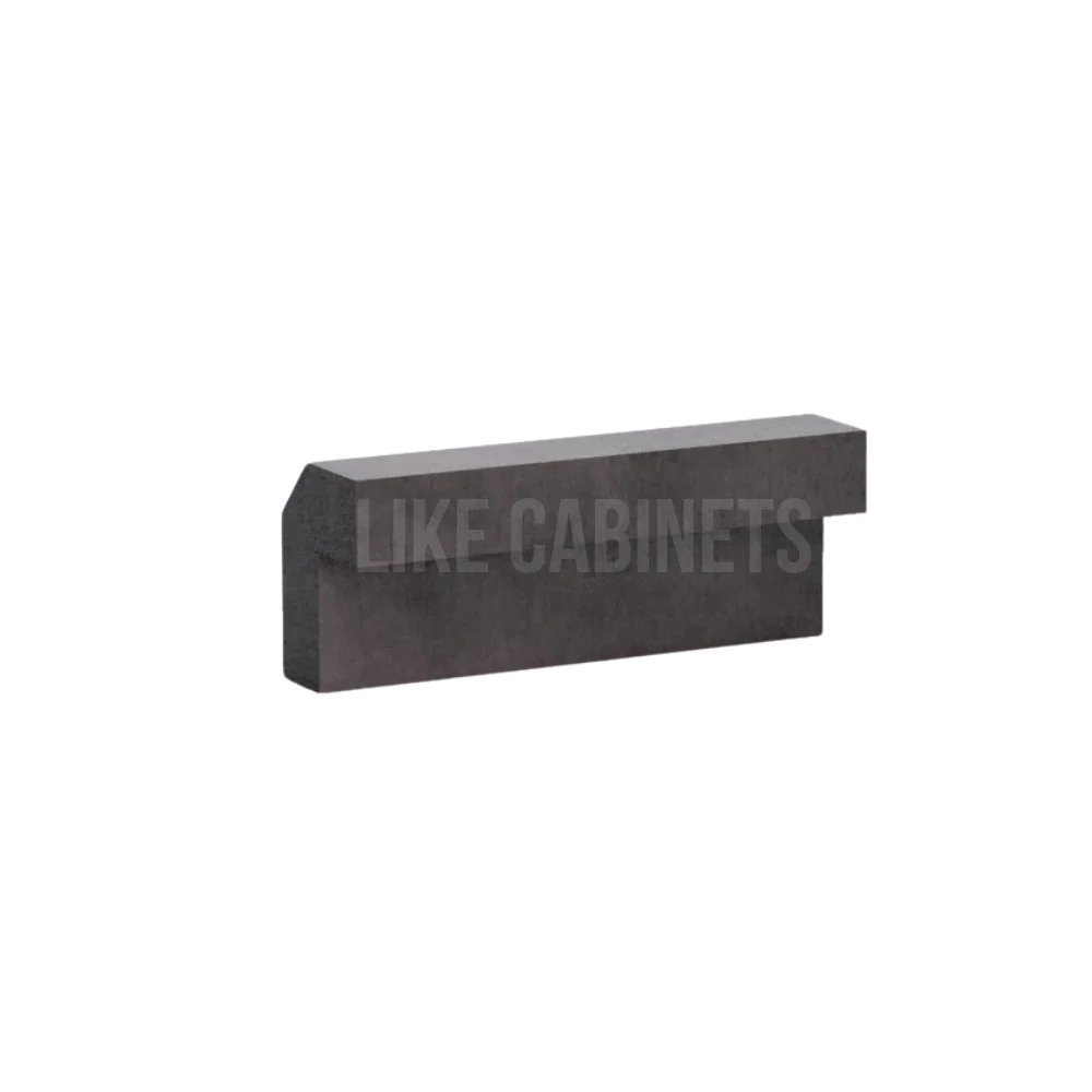 Double Smokey Gray Angle Light Rail Moulding