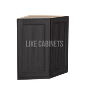 Double Smokey Gray Base End Cabinet