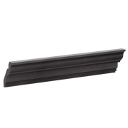 Double Smokey Gray Inset Crown Moulding