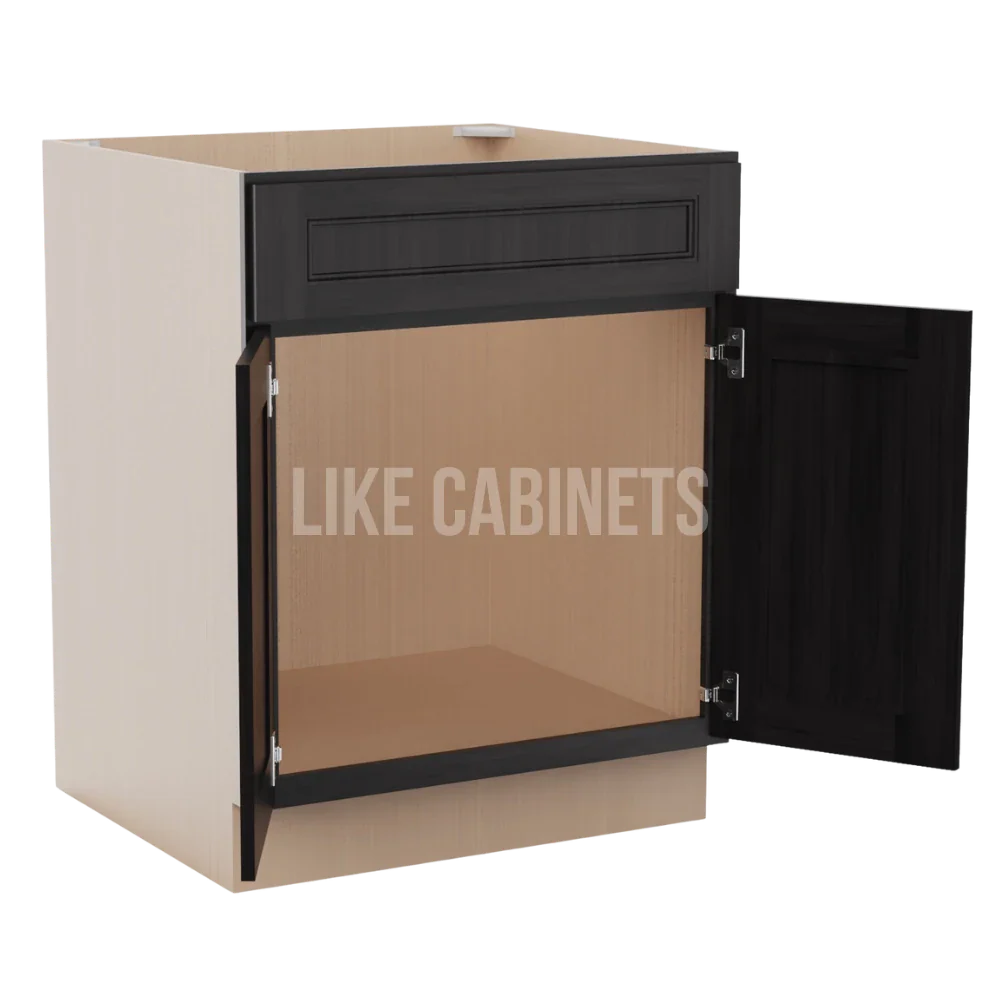 Double Smokey Gray Sink Base 27''