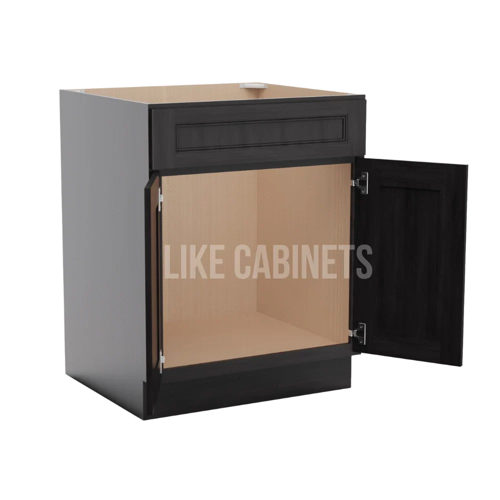 Double Smokey Gray Sink Base 27''