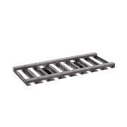 Double Smokey Gray Glass Holder