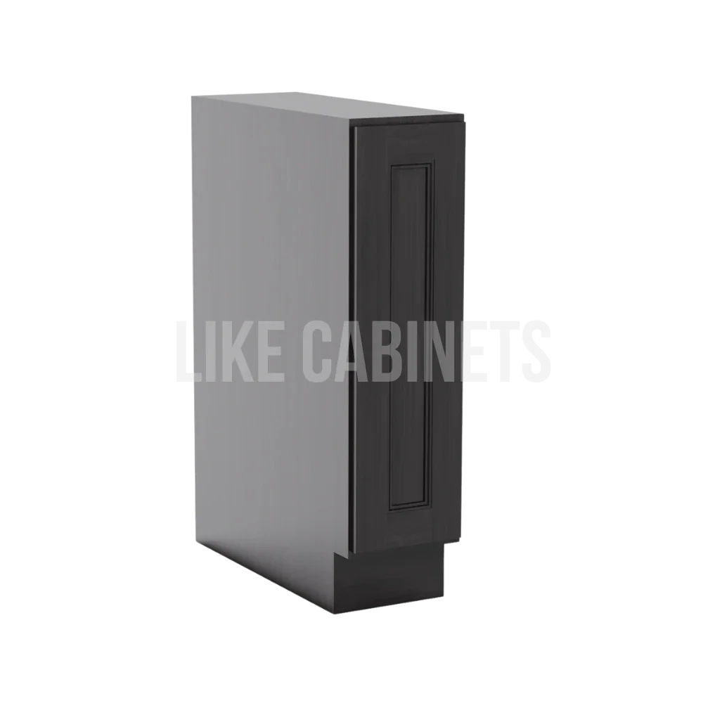 Double Smokey Gray Spice Pull Base Cabinet