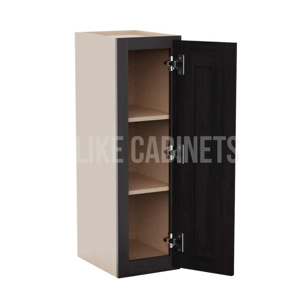 Double Smokey Gray 30'' H Single Door Wall Cabinet