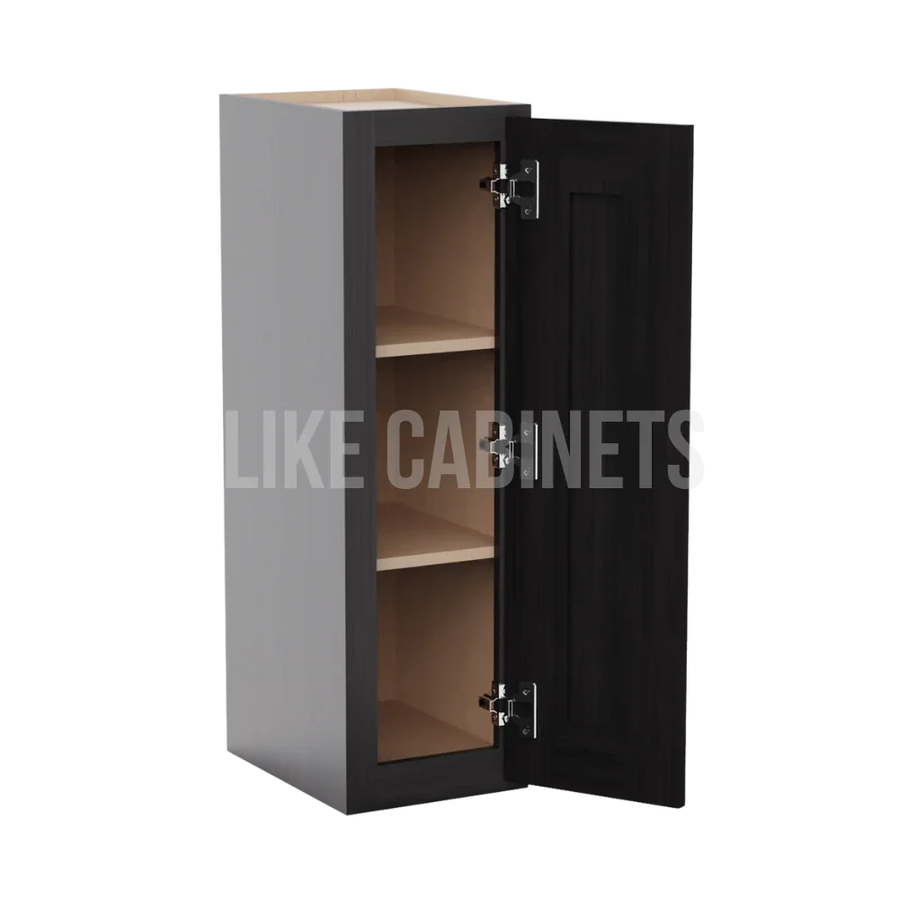 Double Smokey Gray 30'' H Single Door Wall Cabinet