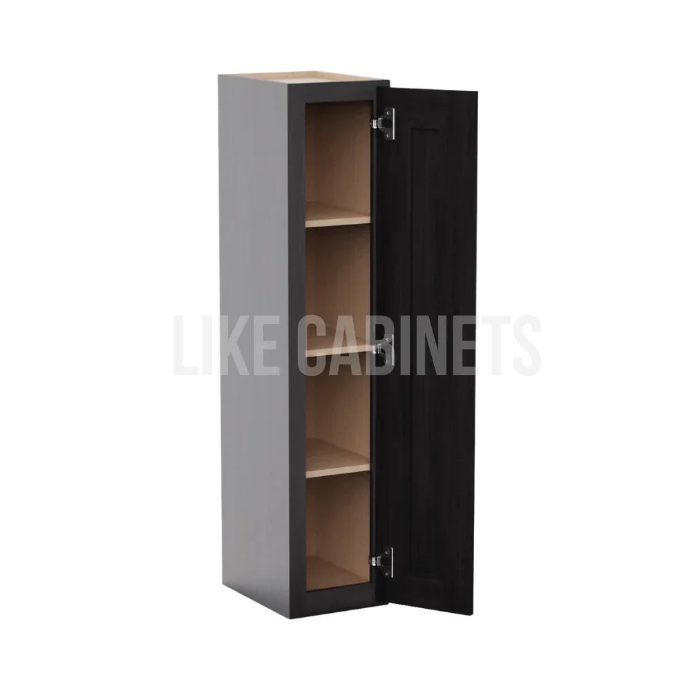 Double Smokey Gray 42'' H Single Door Wall Cabinet