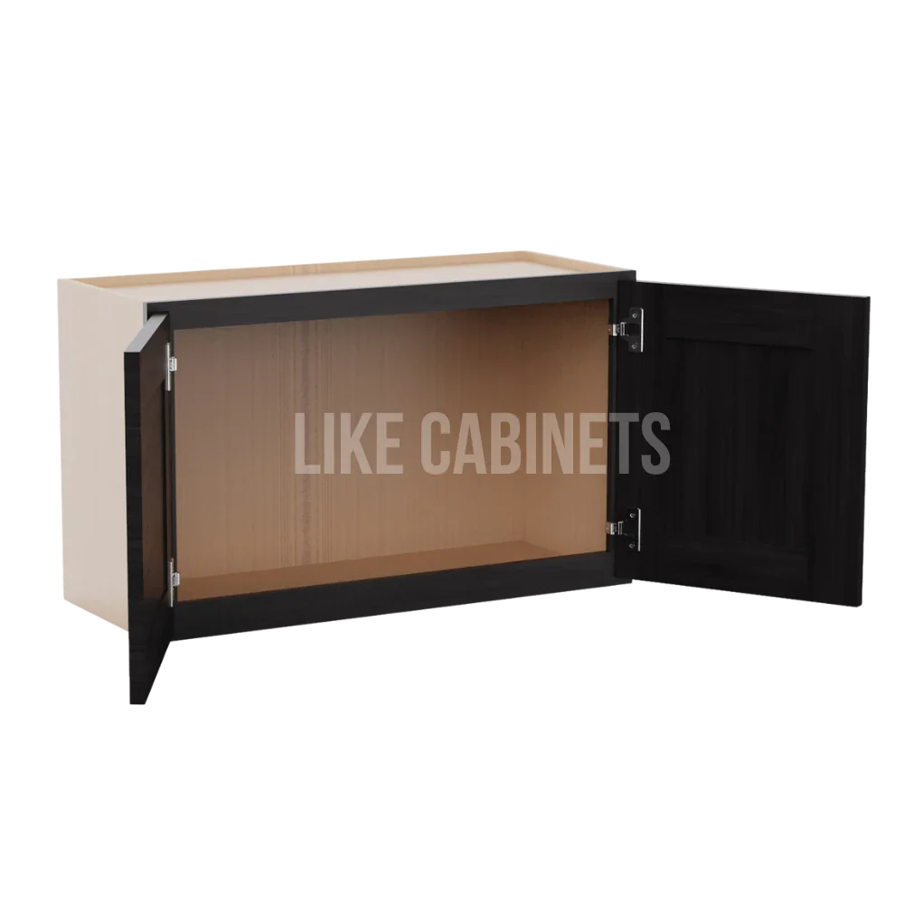 Double Smokey Gray 18'' H Double Door Wall Cabinet
