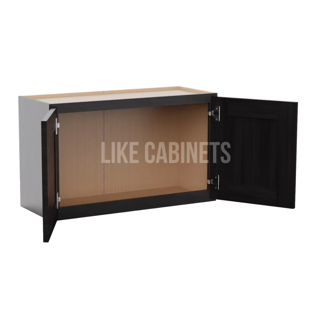 Double Smokey Gray 18'' H Double Door Wall Cabinet