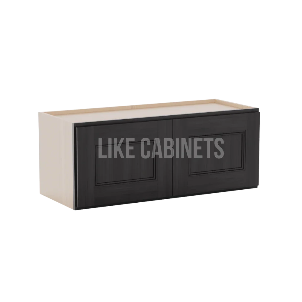 Double Smokey Gray 12'' H Double Door Wall Cabinet