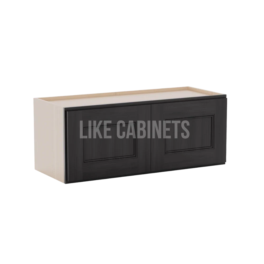 Double Smokey Gray 15'' H Double Door Wall Cabinet