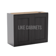 Double Smokey Gray 24'' H Double Door Wall Cabinet