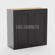 Double Smokey Gray 30''H Double Door Wall Cabinet