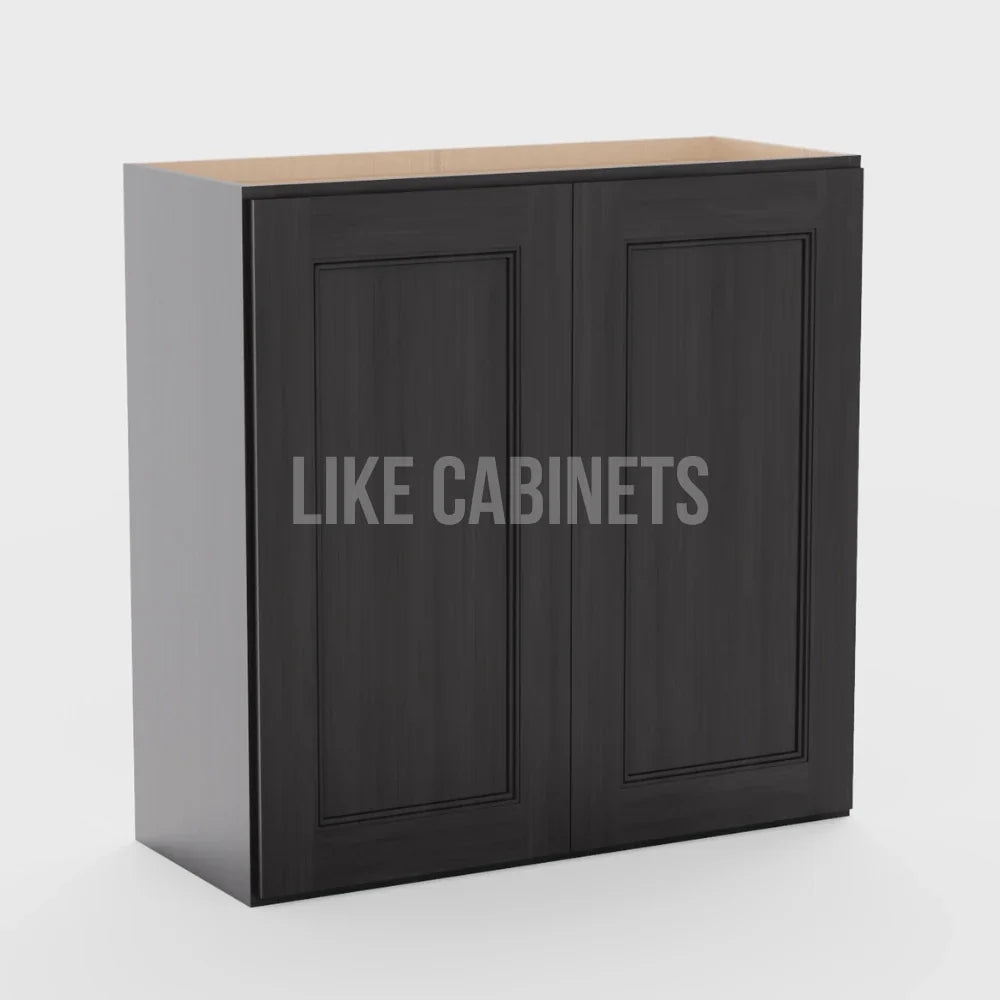Double Smokey Gray 30''H Double Door Wall Cabinet