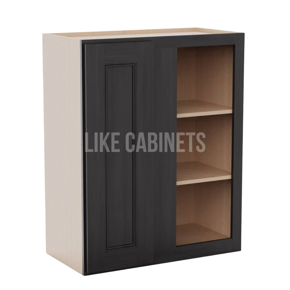 Double Smokey Gray 30'' H Wall Blind Cabinet