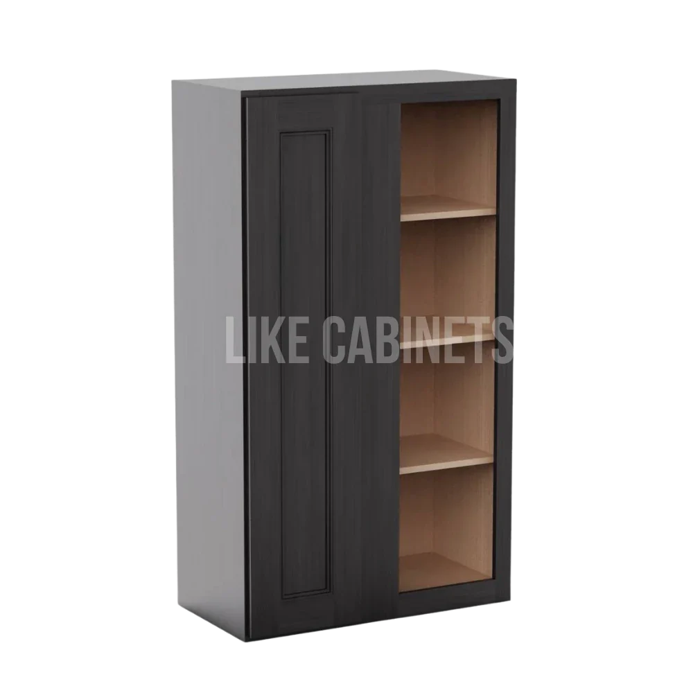 Double Smokey Gray 42'' H Wall Blind Cabinet