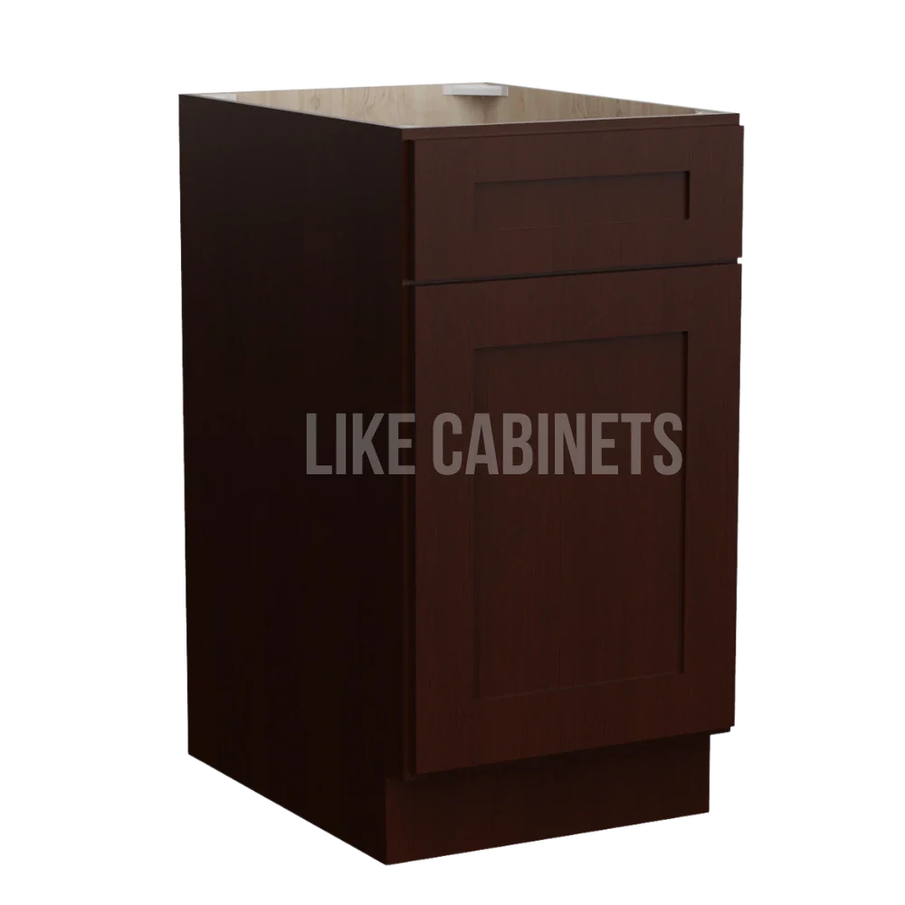 Expresso Shaker Trash Base Cabinet