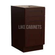 Expresso Shaker Trash Base Cabinet