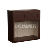 Shaker Espresso Microwave Wall Cabinet