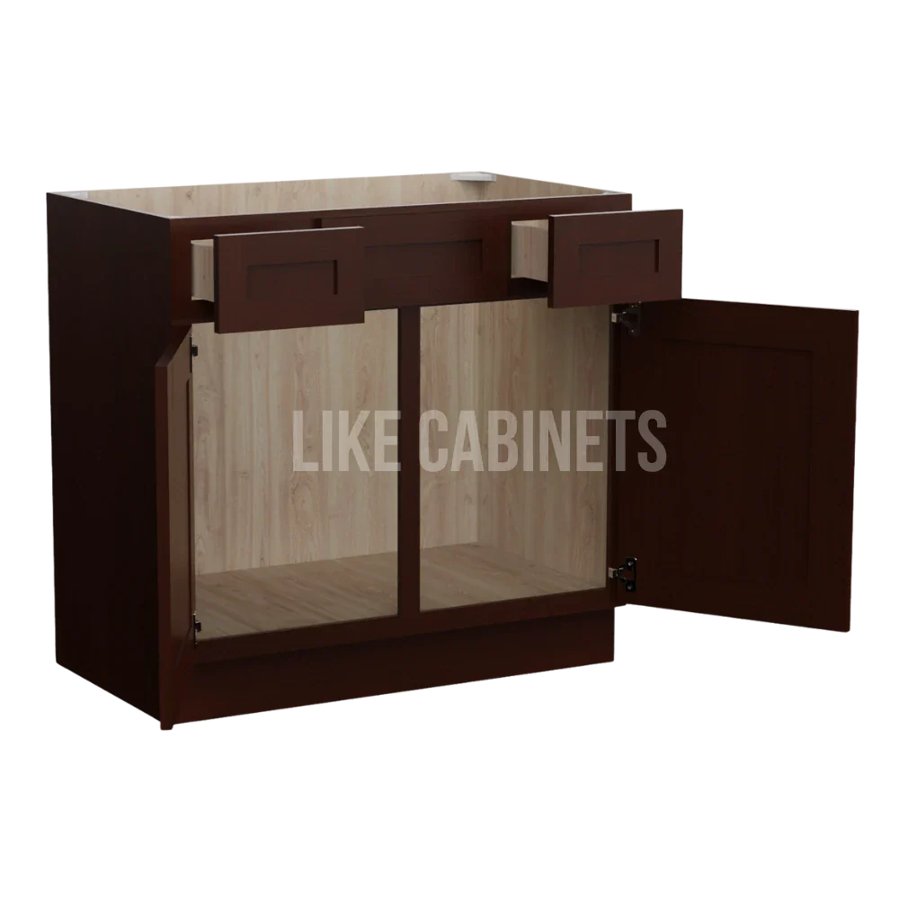 Shaker Espresso Vanity Combo Cabinet