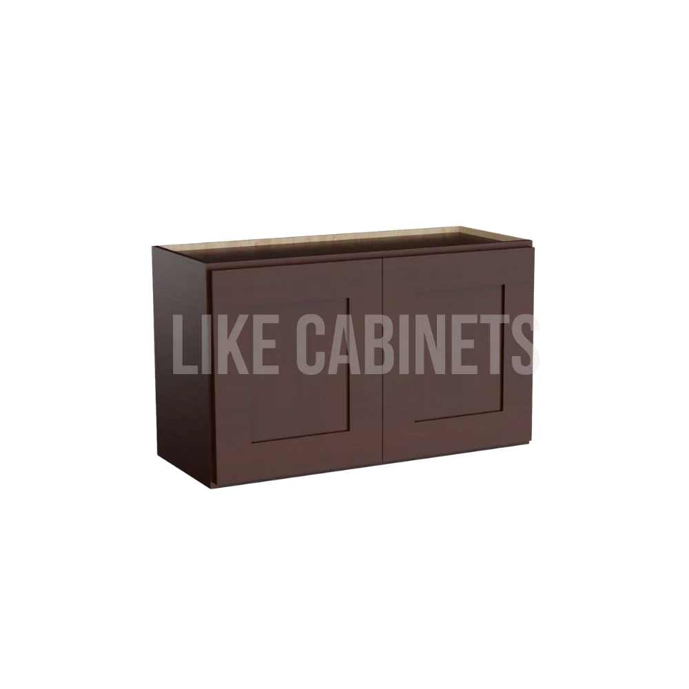Shaker Espresso 18'' H Double Door Wall Cabinet