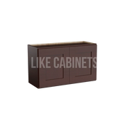 Shaker Espresso 18'' H Double Door Wall Cabinet
