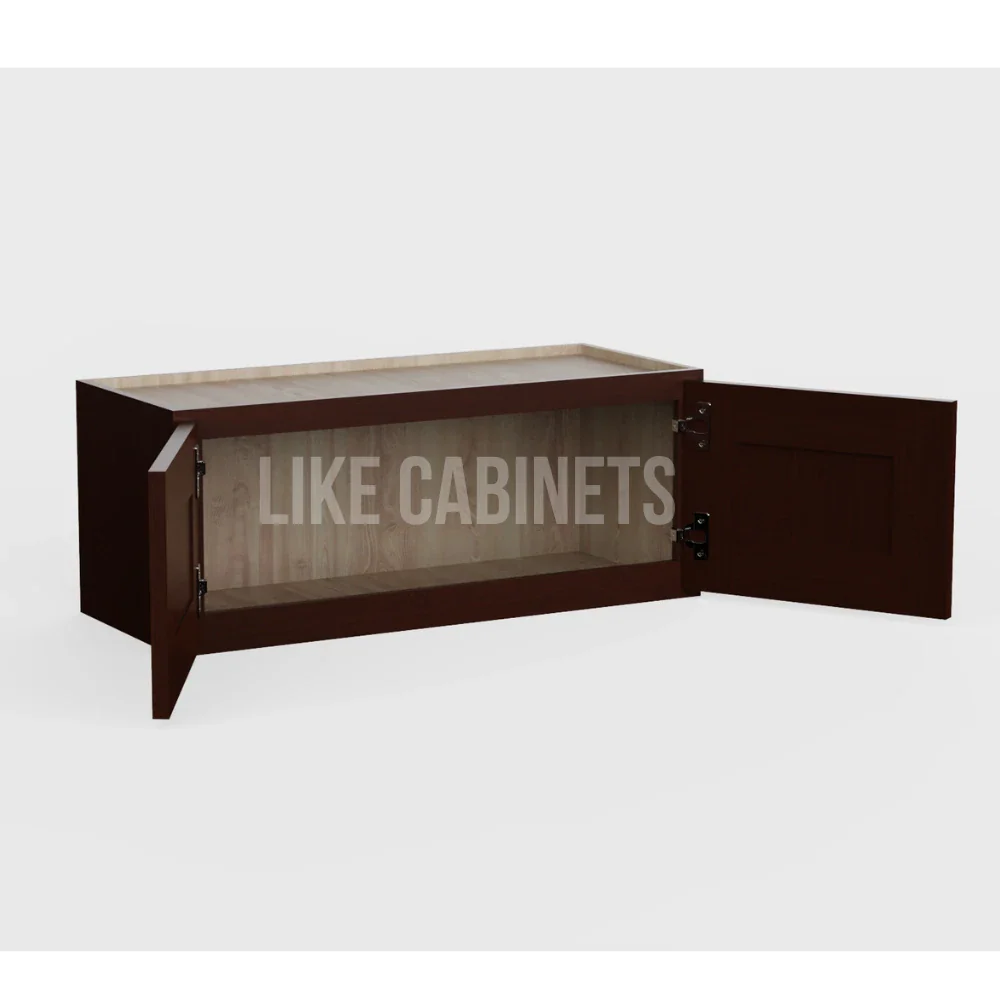 Shaker Espresso 15'' H Double Door Wall Cabinet