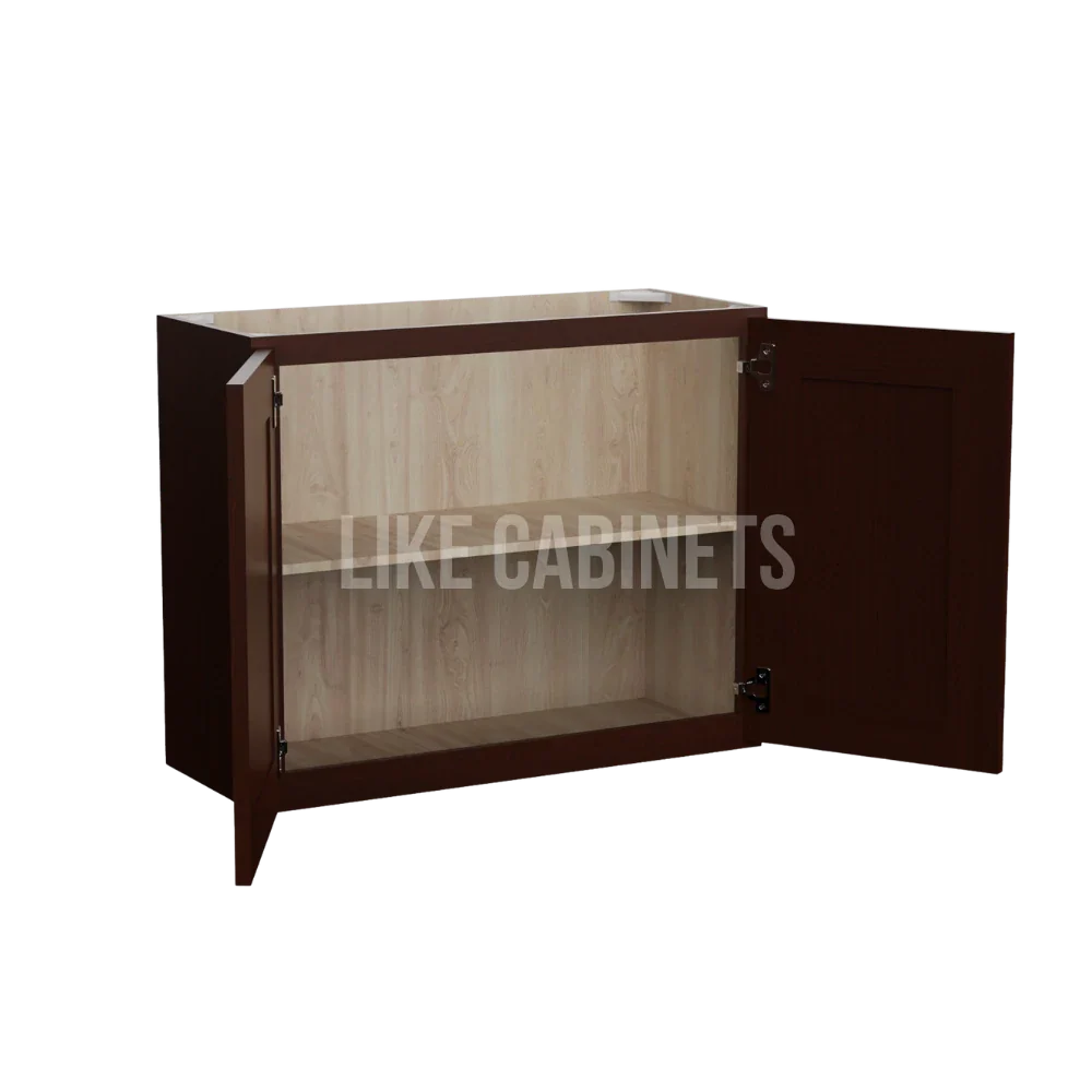 Shaker Espresso 24'' H Double Door Wall Cabinet