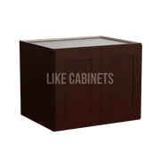 Shaker Expresso 24'' H Refrigerator Wall Cabinet 24'' Deep