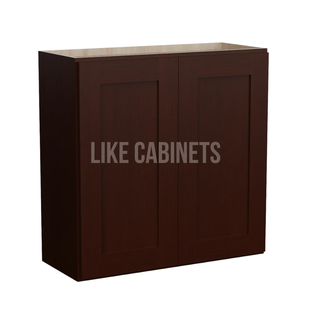 Expresso Shaker 30''H Double Door Wall Cabinet