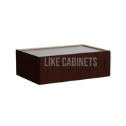 Shaker Expresso 36'' W Refrigerator Wall Cabinet 24'' Deep