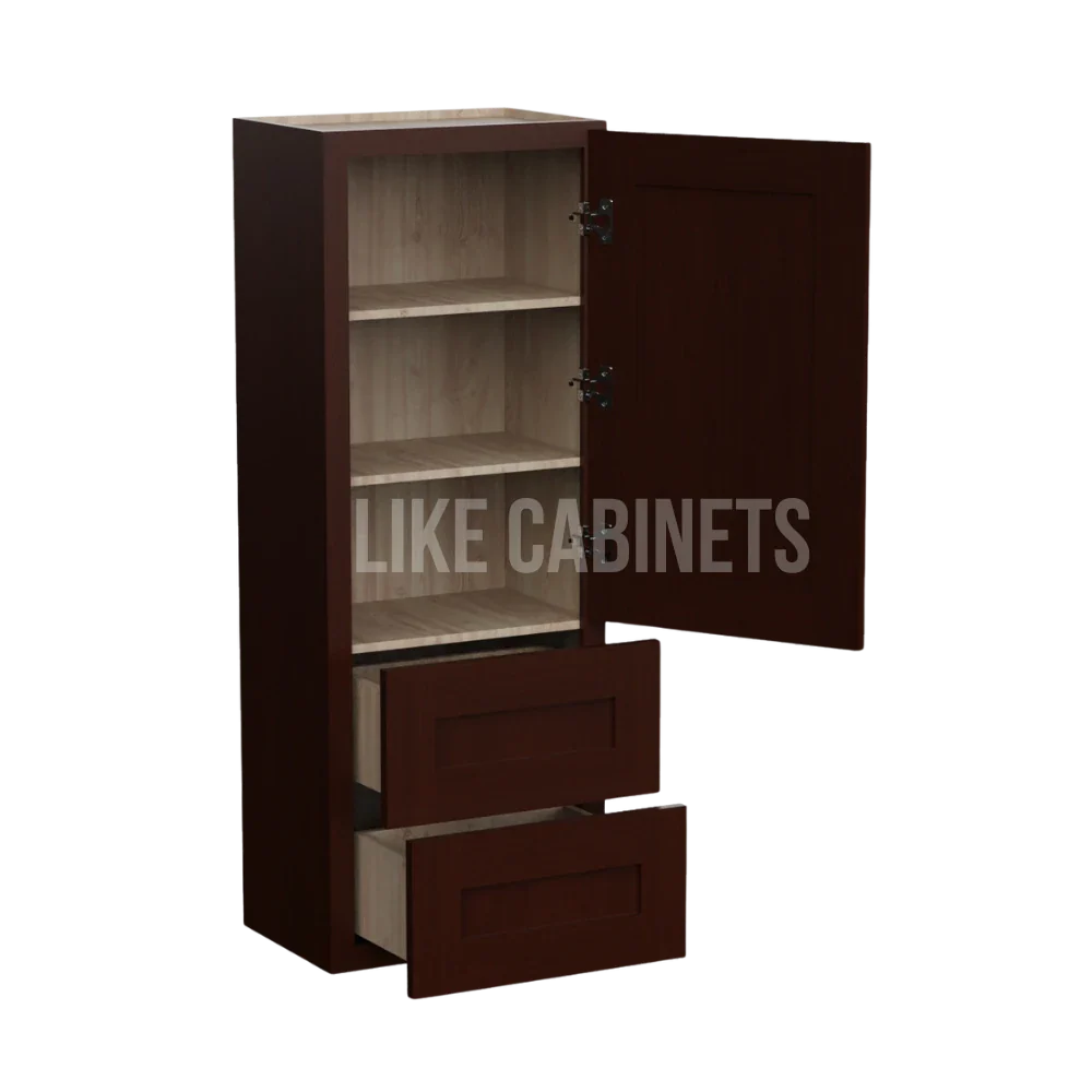 Expresso Shaker 18''W Wall With Drawer Cabinet