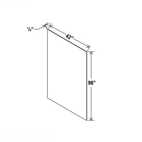 Navy Blue Shaker Plywood Island Panel