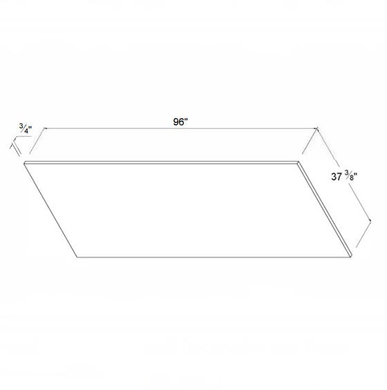 High Gloss Gray Finished Plywood Island Panel
