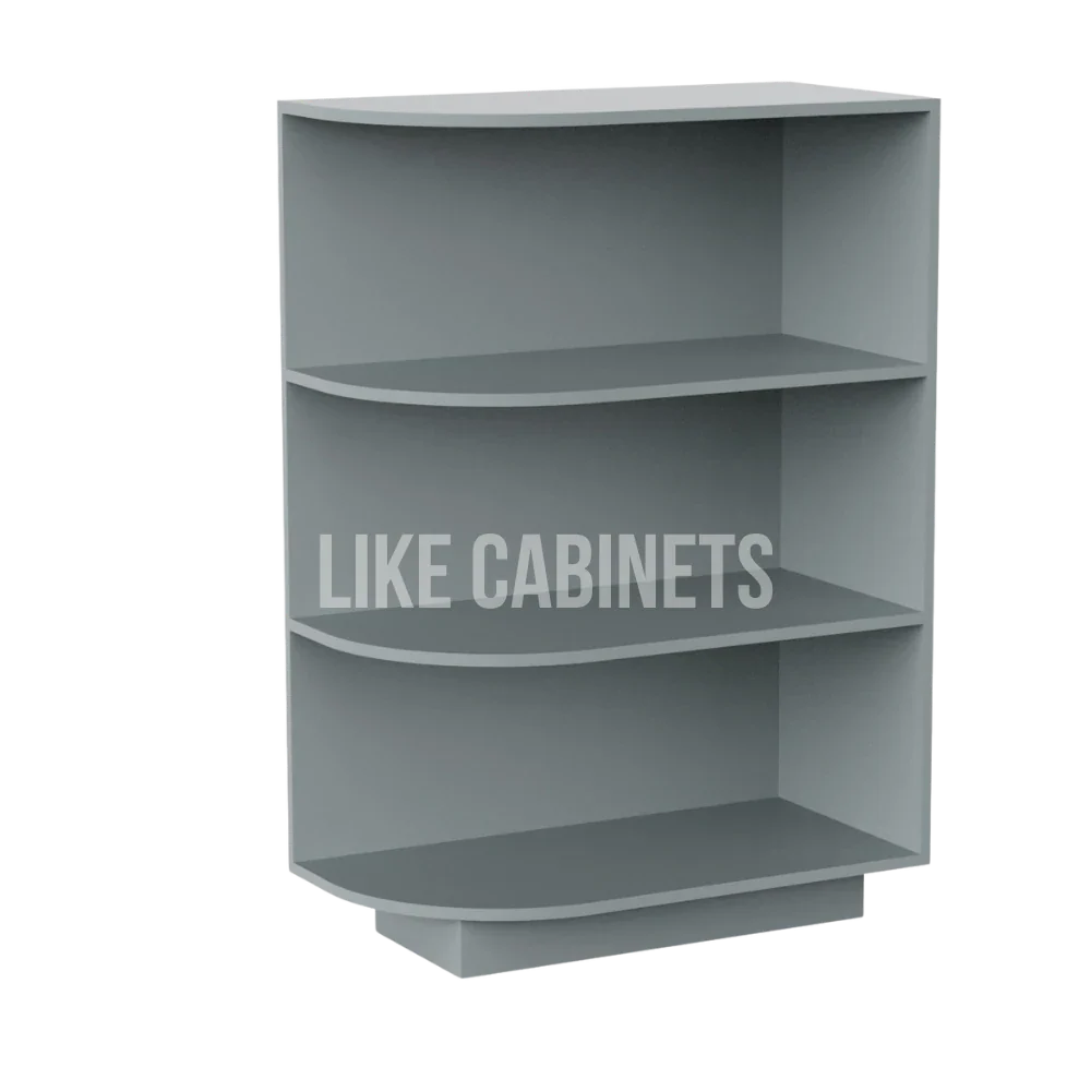 Shaker Gray Base End Shelf (Reversible)