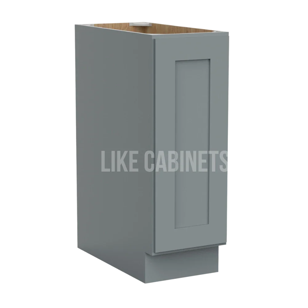 Shaker Gray Base Cabinet Base Cabinet Full Height Door