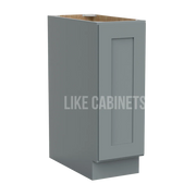 Shaker Gray Base Cabinet Base Cabinet Full Height Door