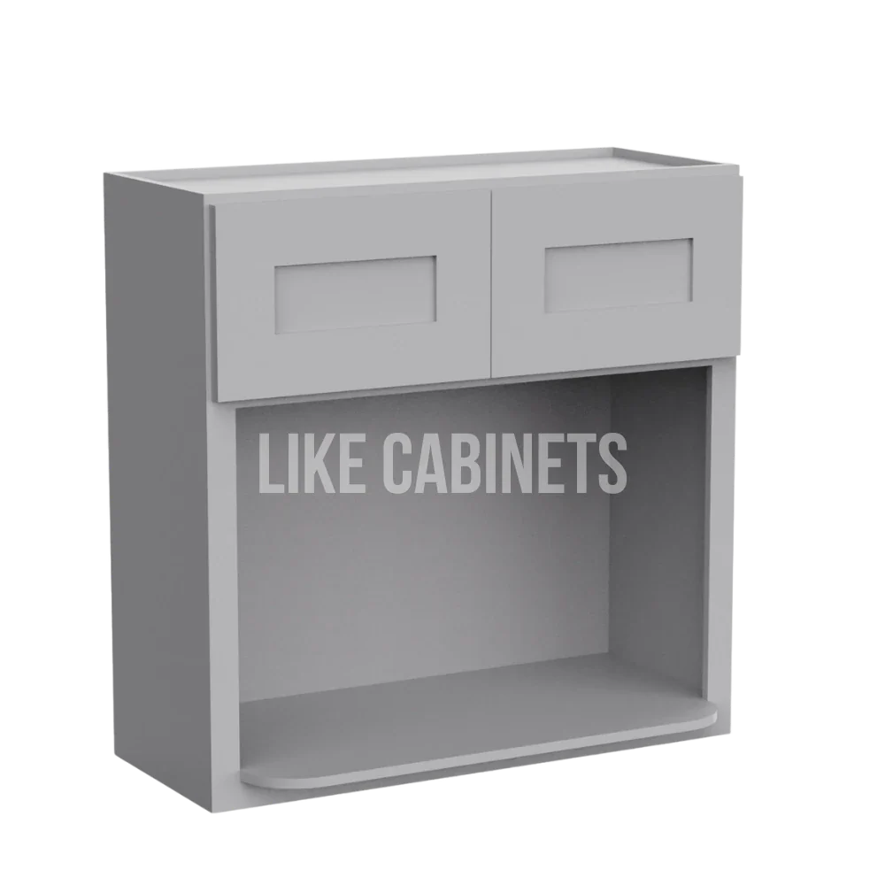 Shaker Gray Microwave Wall Cabinet