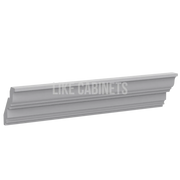 Gray Shaker Inset Crown Moulding