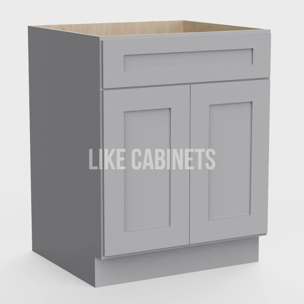 Gray Shaker Sink Base 27''