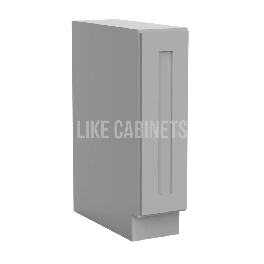 Shaker Gray Spice Pull Base Cabinet