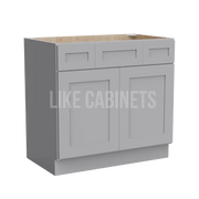 Shaker Gray Vanity Combo Cabinet