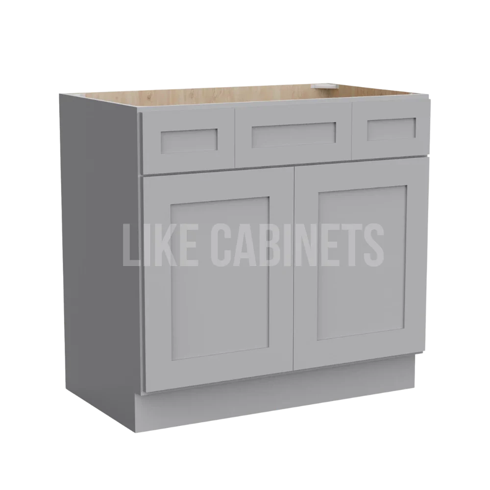 Shaker Gray Vanity Combo Cabinet