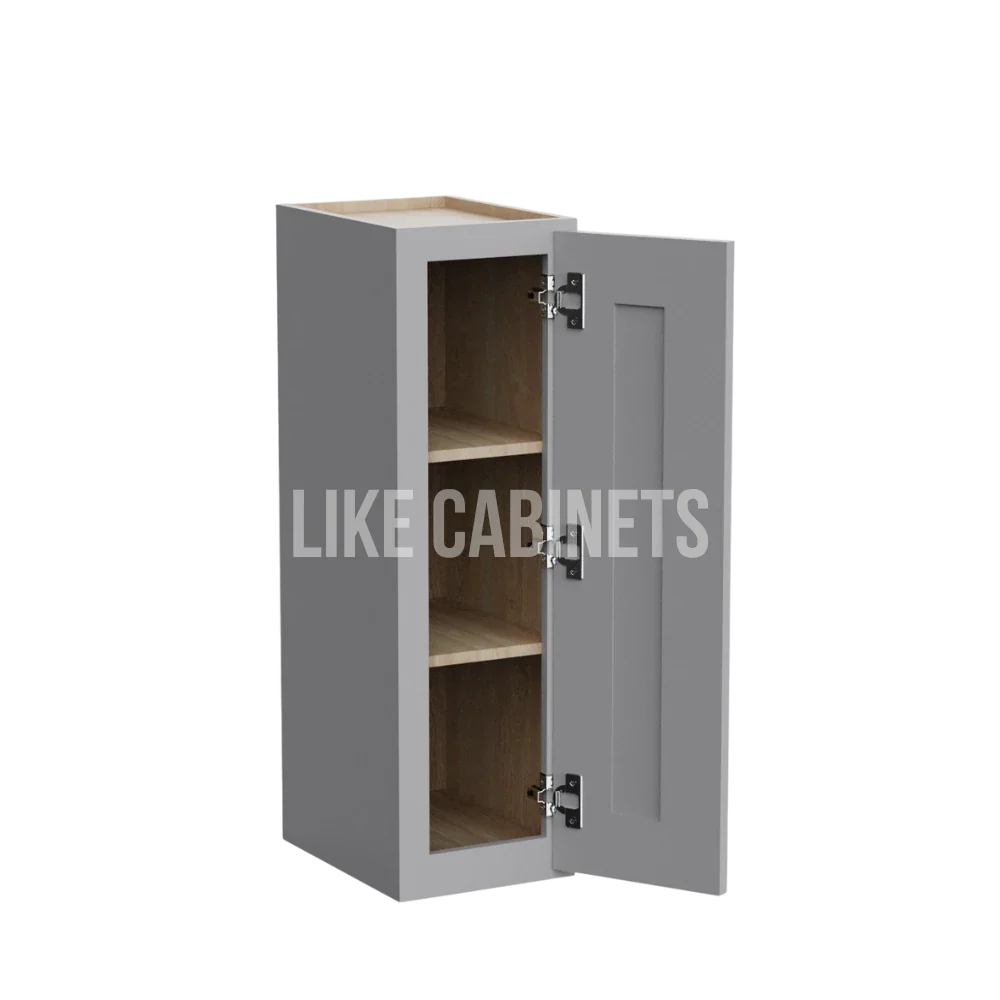 Shaker Gray 30'' H Single Door Wall Cabinet