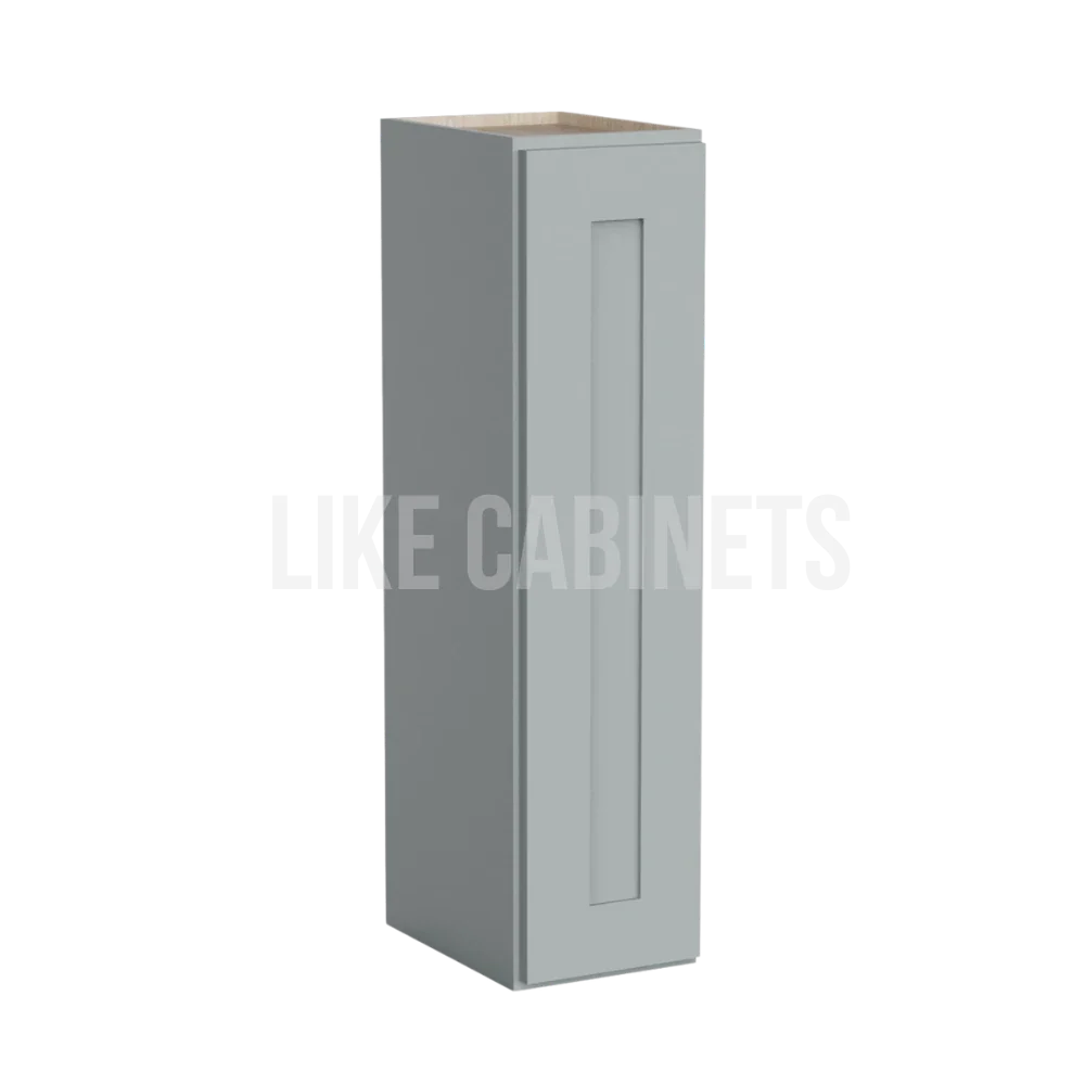 Shaker Gray 36'' H Single Door Wall Cabinet