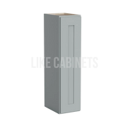 Shaker Gray 36'' H 9"W Single Door Wall Cabinet