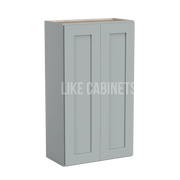 Shaker Gray 24″ Diagonal Corner Wall Cabinet