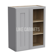 Shaker Gray 30'' H Wall Blind Cabinet