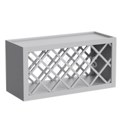 Shaker Gray Wine Rack