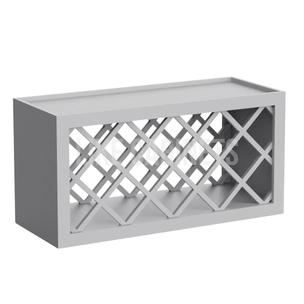 Shaker Gray Wine Rack